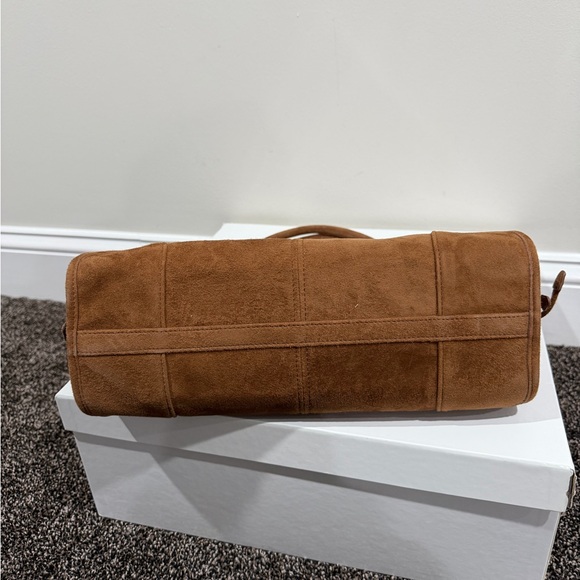 Prada Bonnie Medium Cinnamon Suede Handbag - Picture 7 of 14